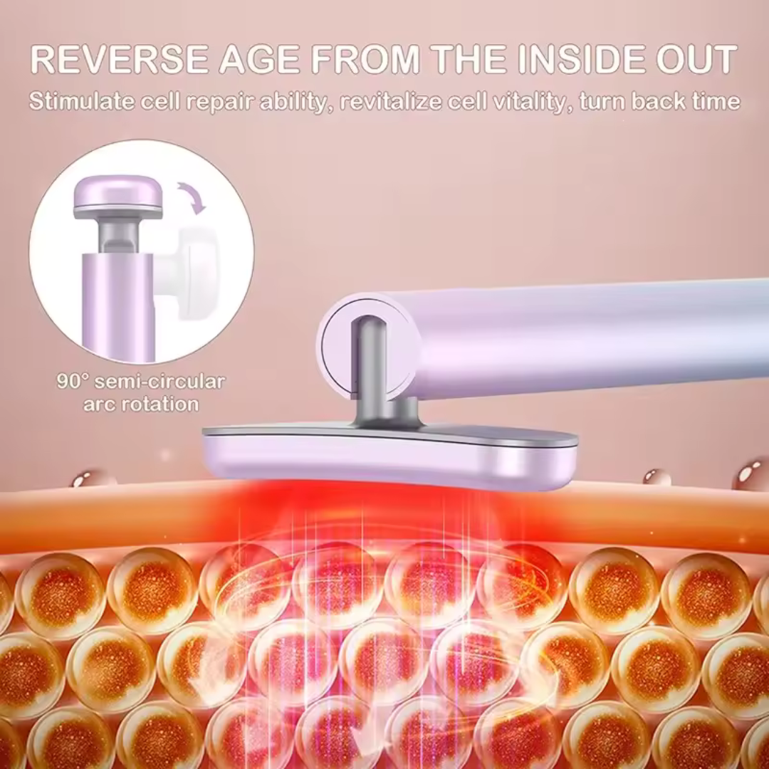 LED Red Light Facial Massager Tool
